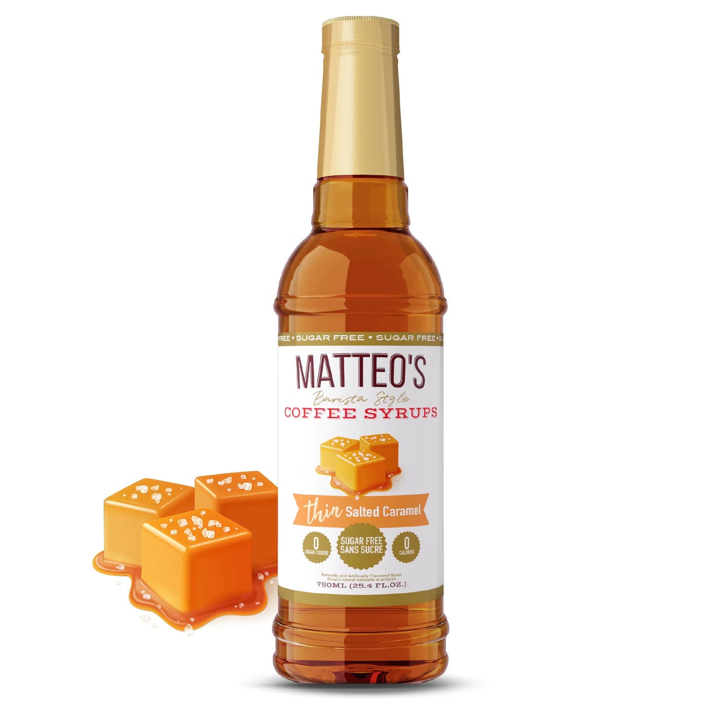 Sirop de café Caramel Salé - Matteo's