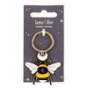Forest Bee Enamel Keychain