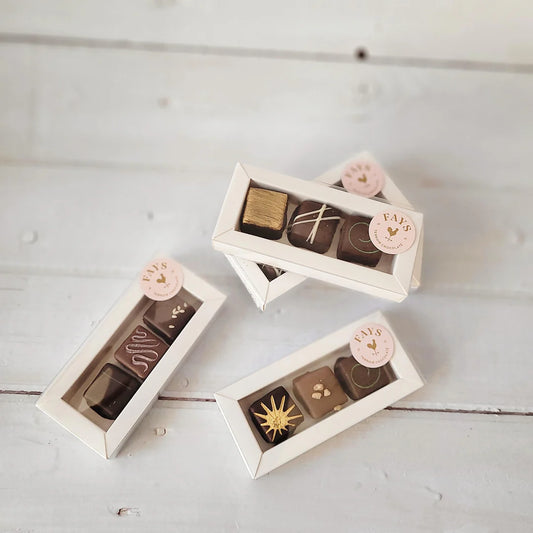 Boîte de 3 chocolats fins artisanaux - Fays