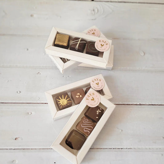 Boîte de 3 chocolats fins artisanaux - Fays