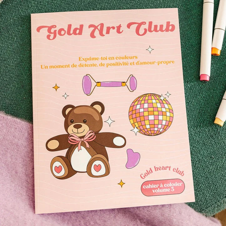 Cahier à colorier Gold Art Club - Tome 3