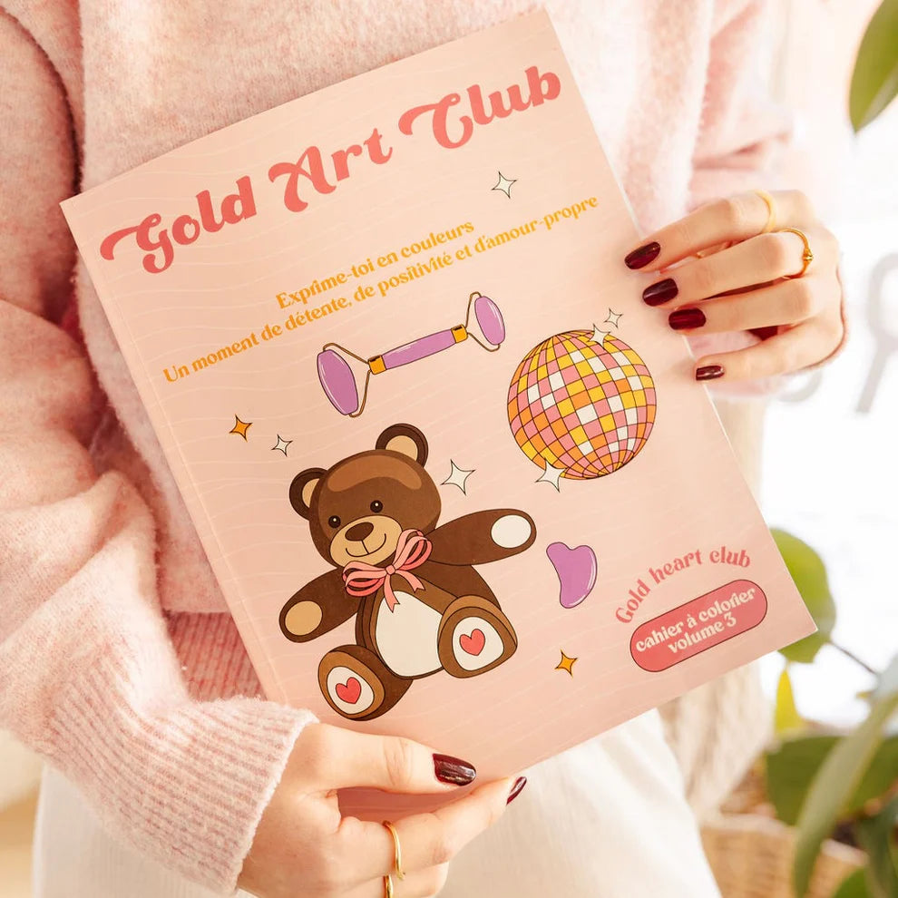 Cahier à colorier Gold Art Club - Tome 3