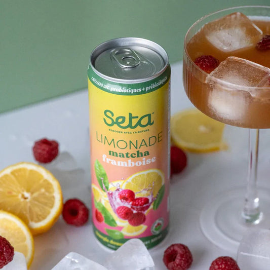 Limonade matcha framboise - Seta