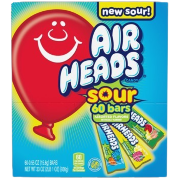 Airheads assortis surets