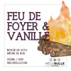 Bougie feu de bois & vanille (mèche de bois) - Mélobulle