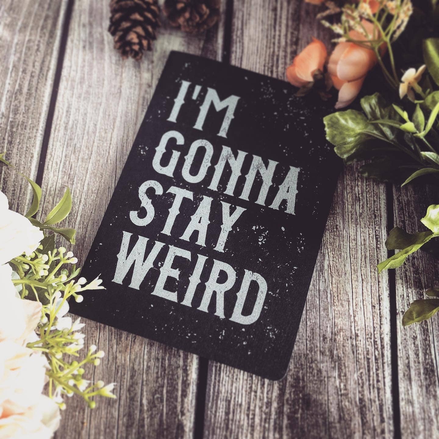 Carnet de notes - Stay Weird