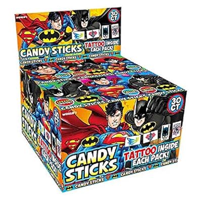 Superhero Candy Sticks