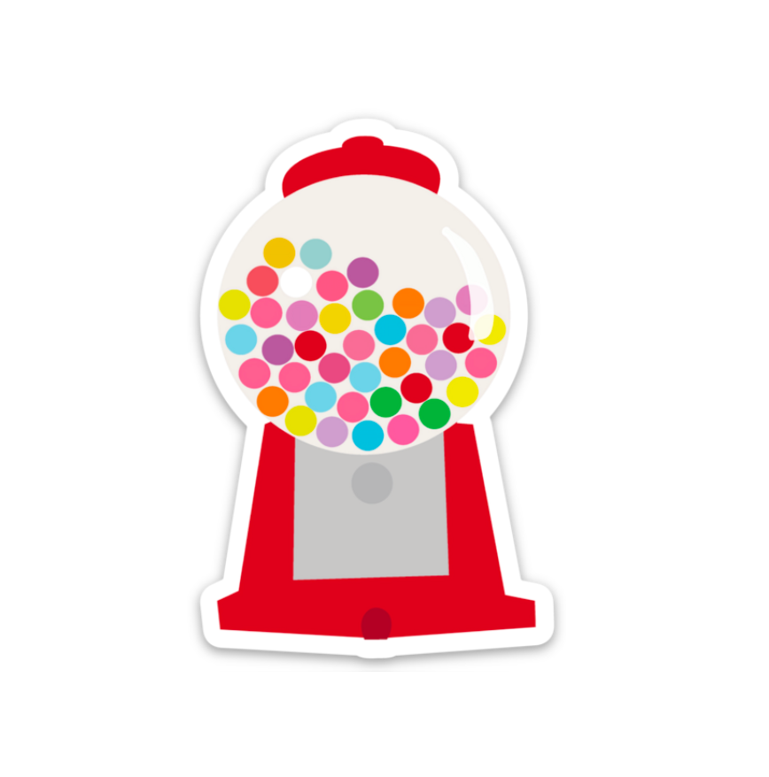 Gumball Machine Vinyl Sticker