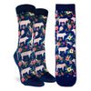 Women's Floral Pig Socks