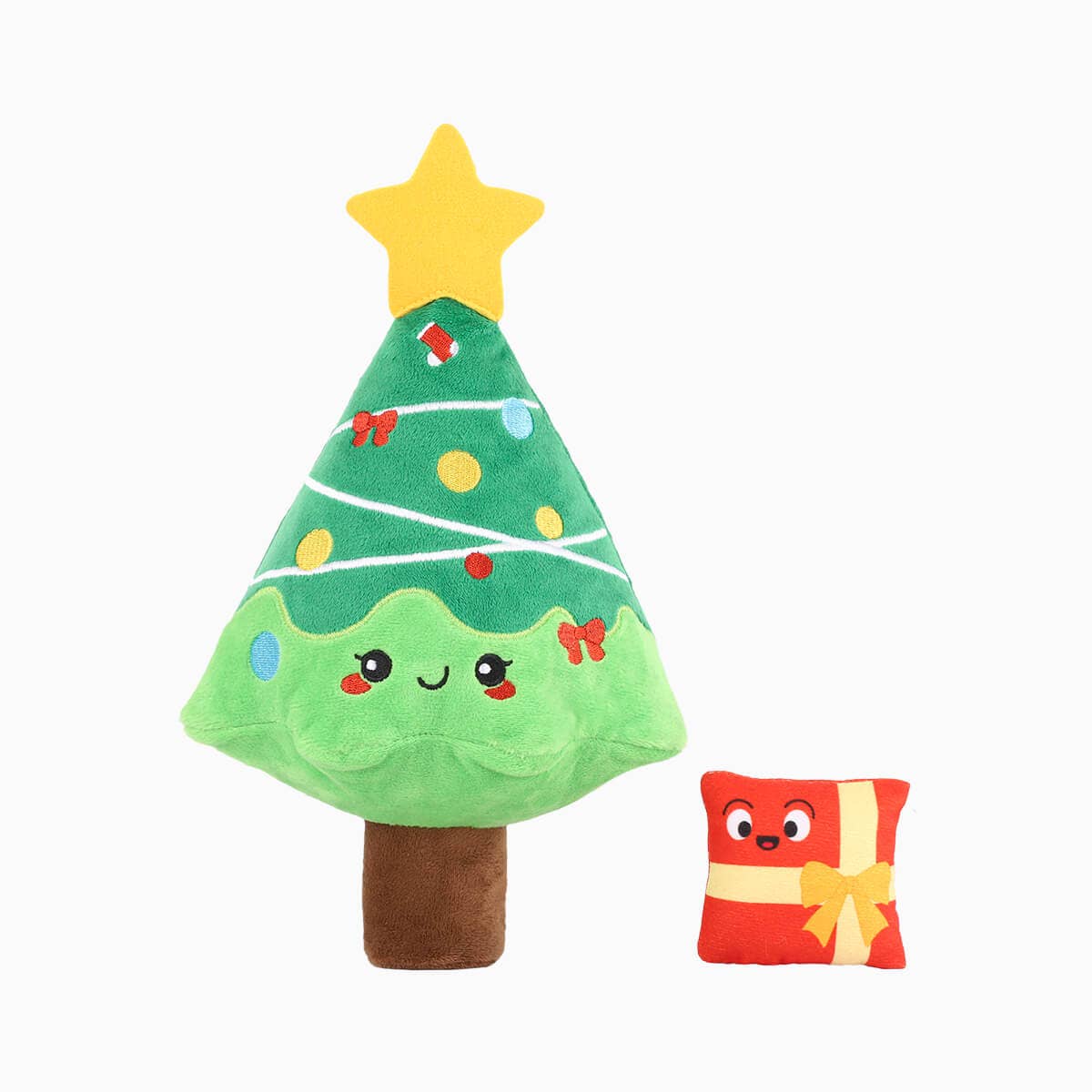 Plush Dog Toy - Christmas Tree