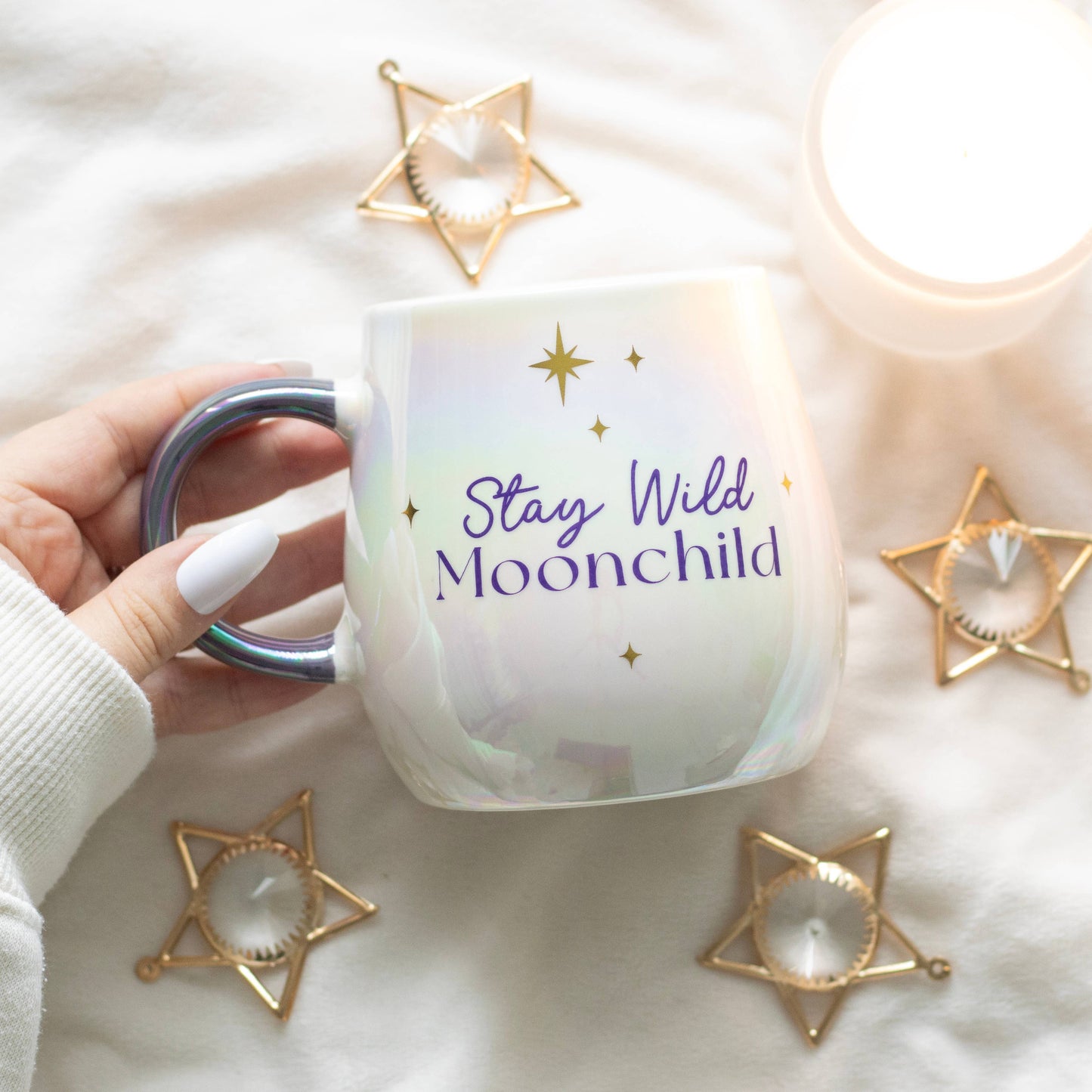 Stay Wild Moon Child Iridescent Mug