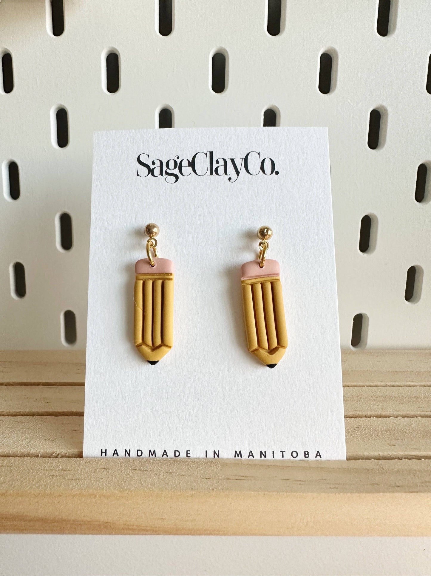 Earrings - Pencils