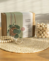 Wooden Bead Plant Hanger Making Kit - Brown Strand