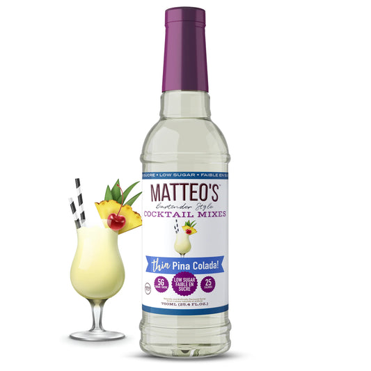 Mélange pour cocktails sans sucre Pina Colada - Matteo's