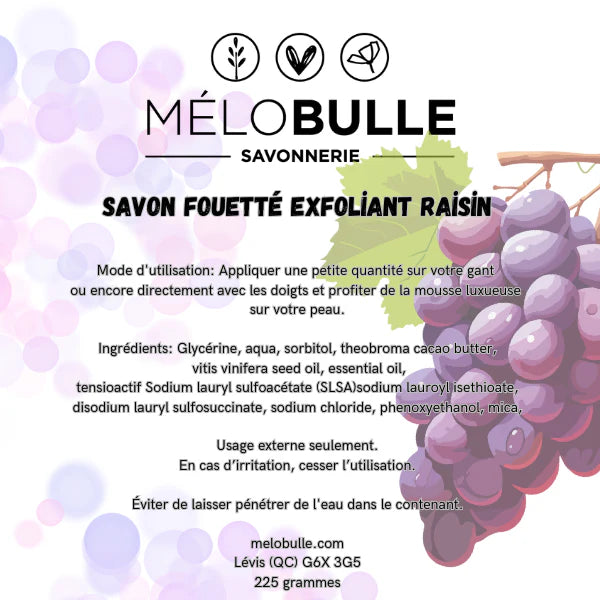 Savon fouetté 225g - Mélobulle