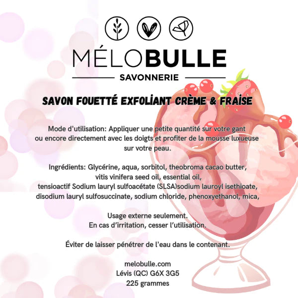 Savon fouetté 225g - Mélobulle