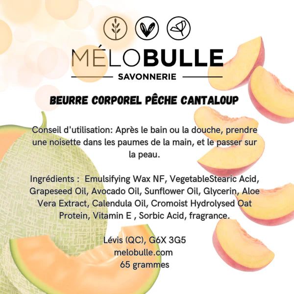Beurre fouetté corporel 65 g - Mélobulle