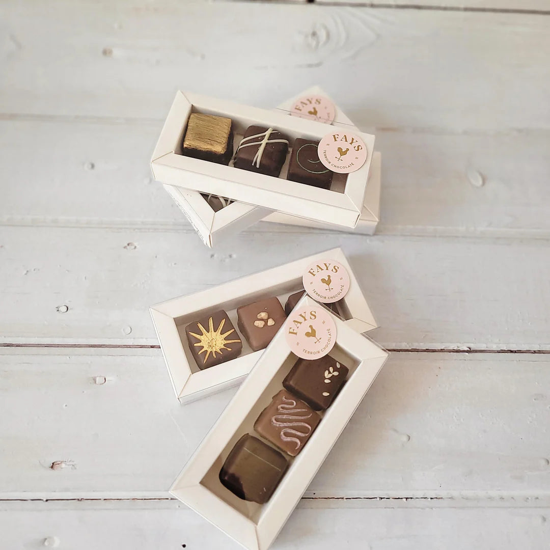 Boîte de 3 chocolats fins artisanaux - Fays