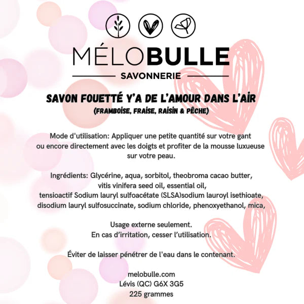 Savon fouetté 225g - Mélobulle