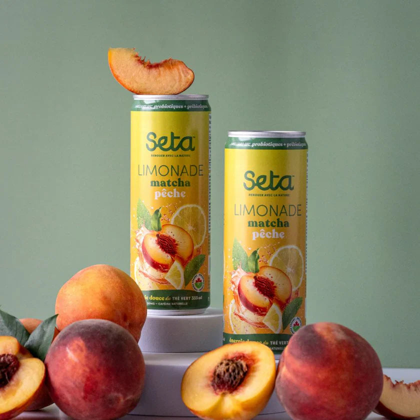 Limonade matcha pêche - Seta