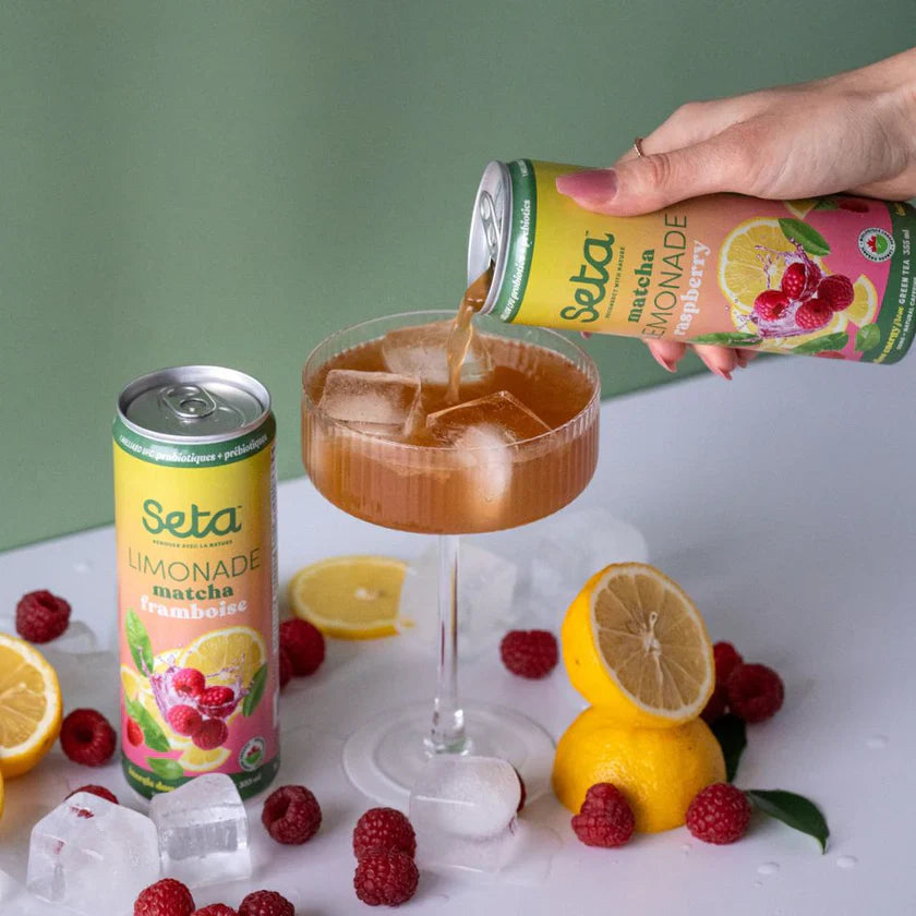 Limonade matcha framboise - Seta
