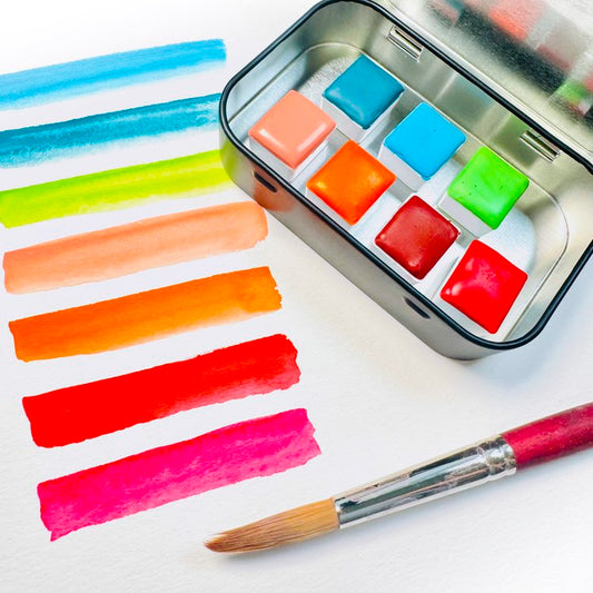 Caribbean Watercolor Palette - Pop Pigment