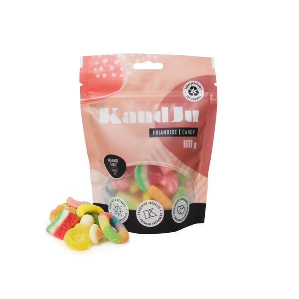 Sac à fermeture mélange sablé - 160 g
