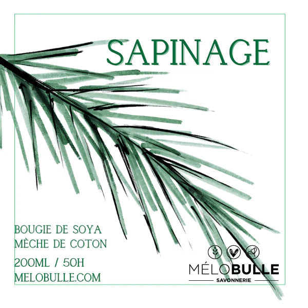 Bougie Sapinage - Mélobulle