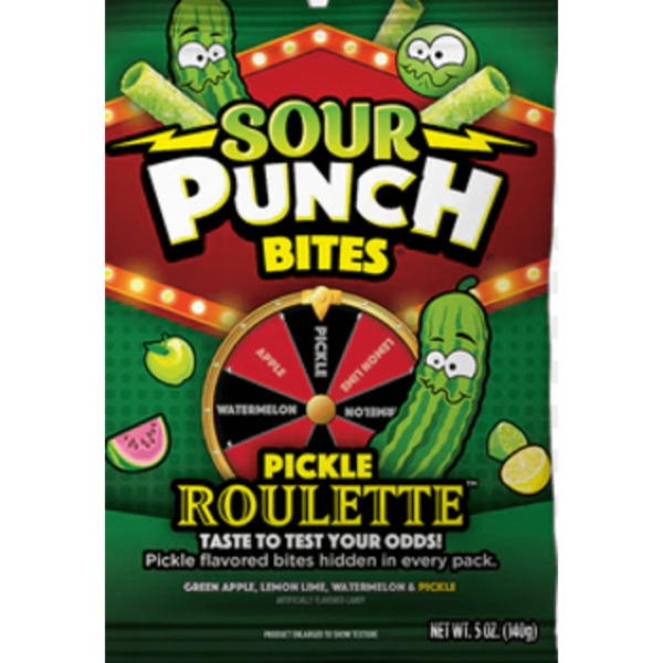 Sour Punch Bites – Pickle Roulette