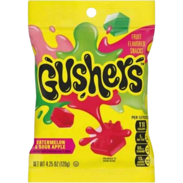 Gushers – Melon d’eau et pomme surette