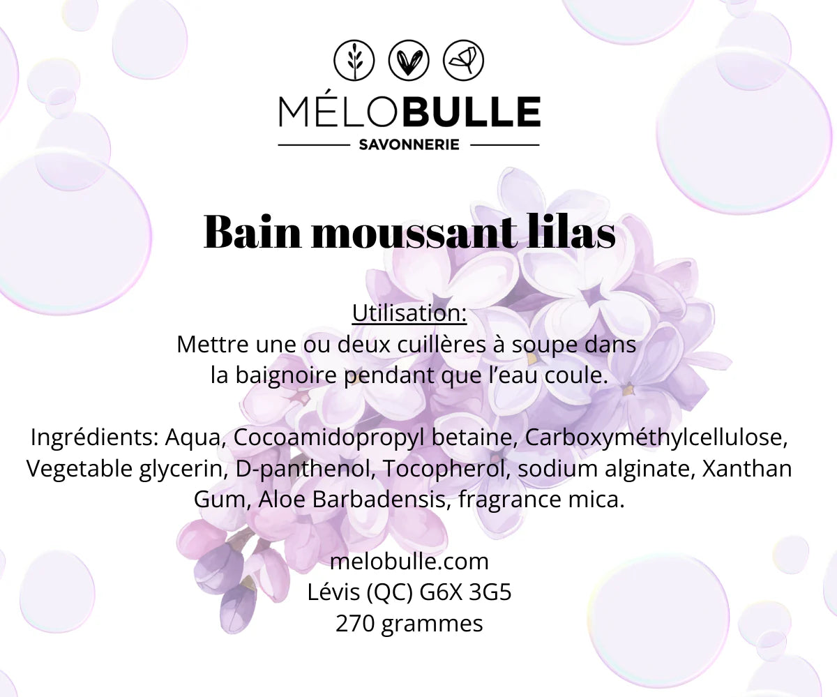 Bain moussant - Mélobulle