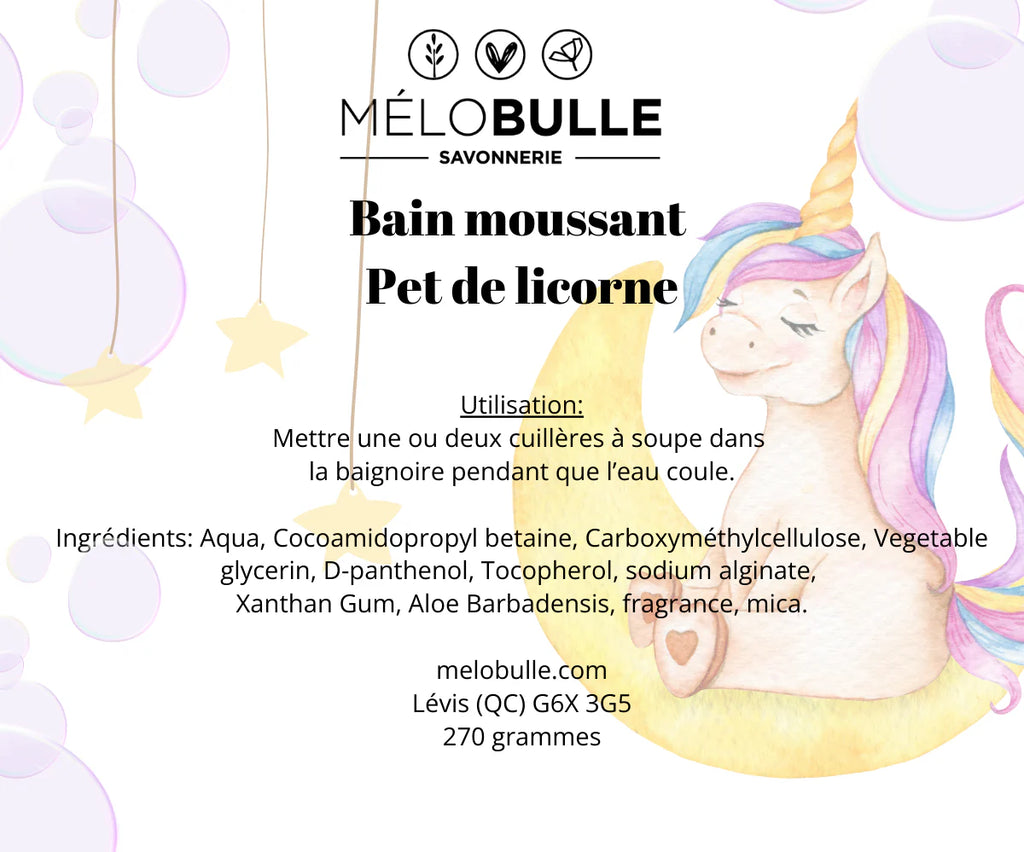Bain moussant - Mélobulle