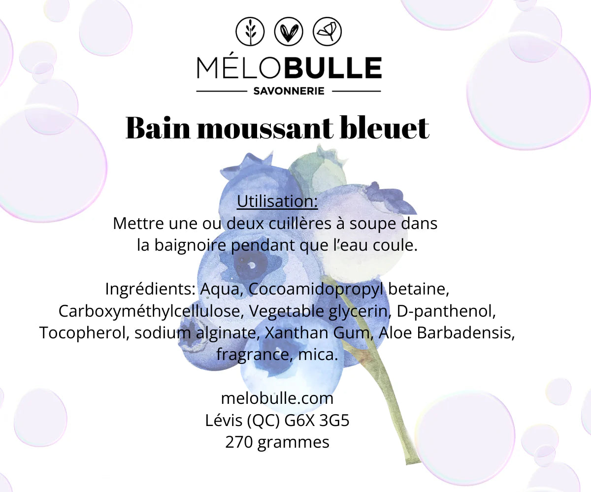 Bain moussant - Mélobulle