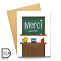 Carte de souhait Merci (tableau) - Made In Happy