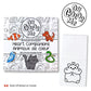 Heart Animals Mini Coloring Book