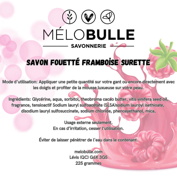 Savon fouetté 225g - Mélobulle