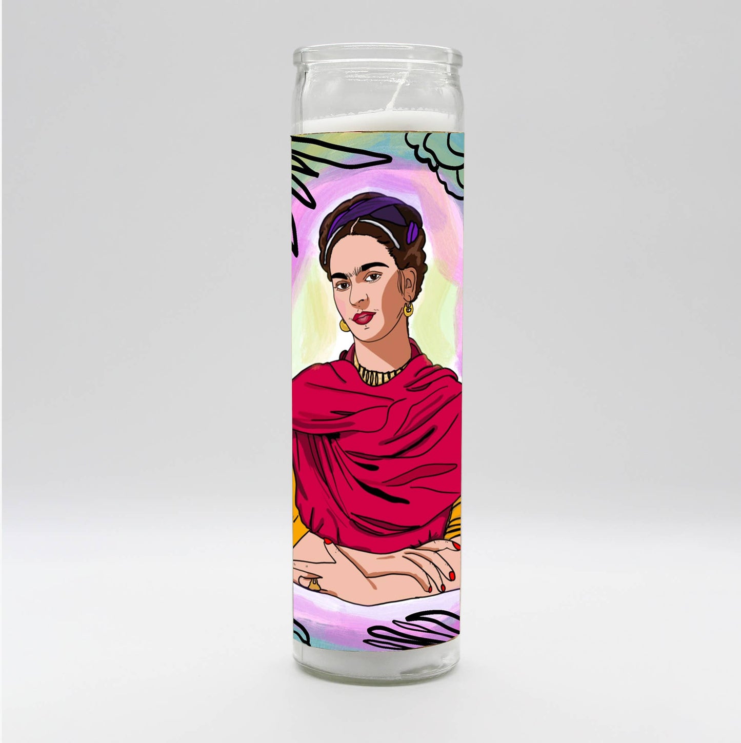 Bougie d'illustration Saint Frida Kahlo