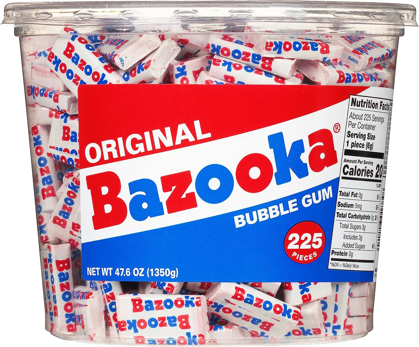 Gomme individuelle - Bazooka