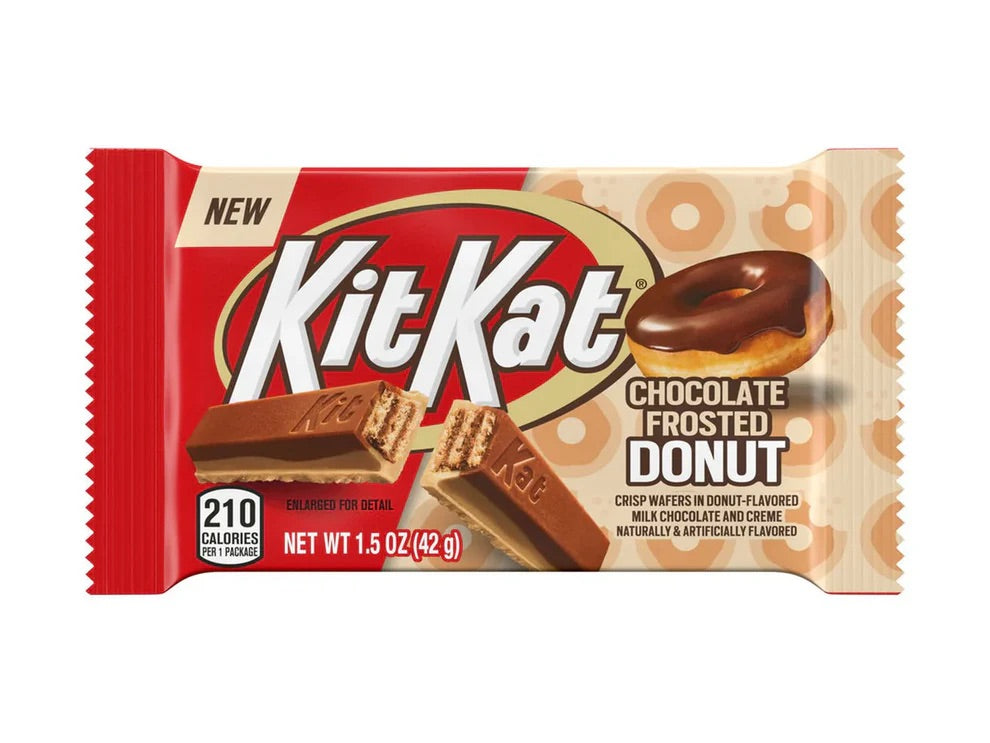 Kit Kat Chocolate Frosted Donut