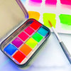 Palette aquarelles Fluorescentes - Pop Pigment