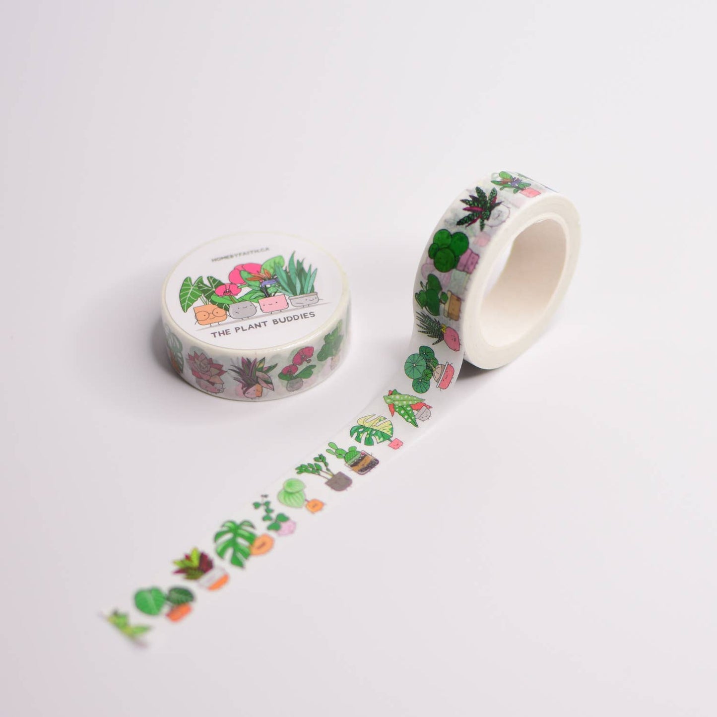 Ruban Washi Buddies Plant Buddies (15mm)