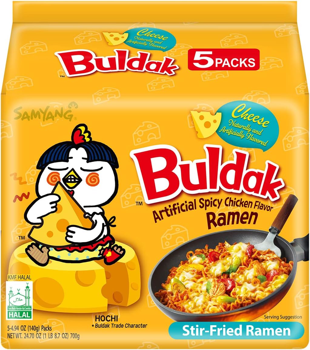 Fromage (Paquet de 5) - Samyang Buldak