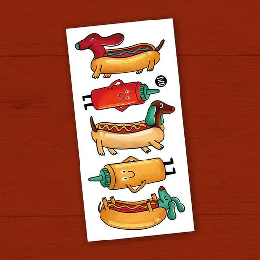 Ketchup le chien saucisse - Pico Tatouage