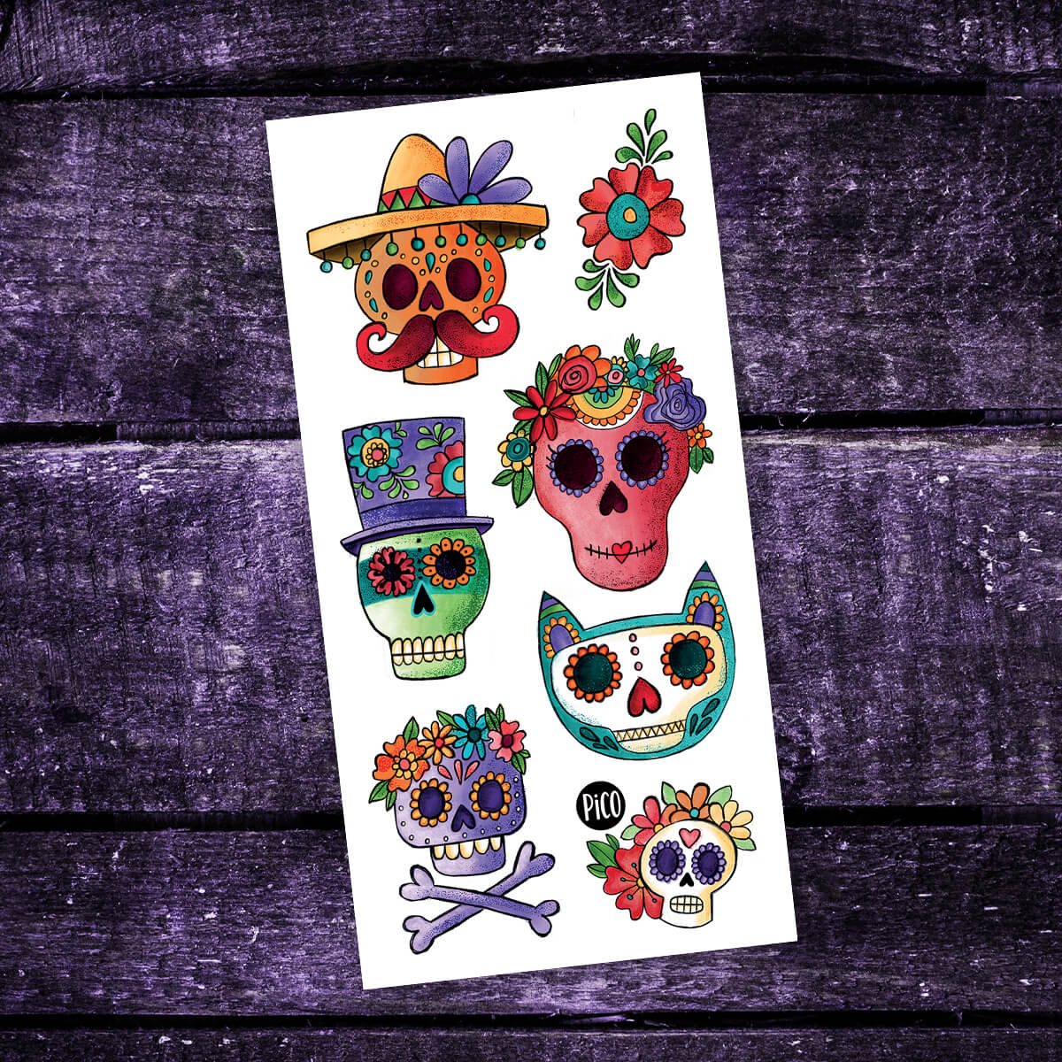 Les calaveras sympas - Pico Tatouage