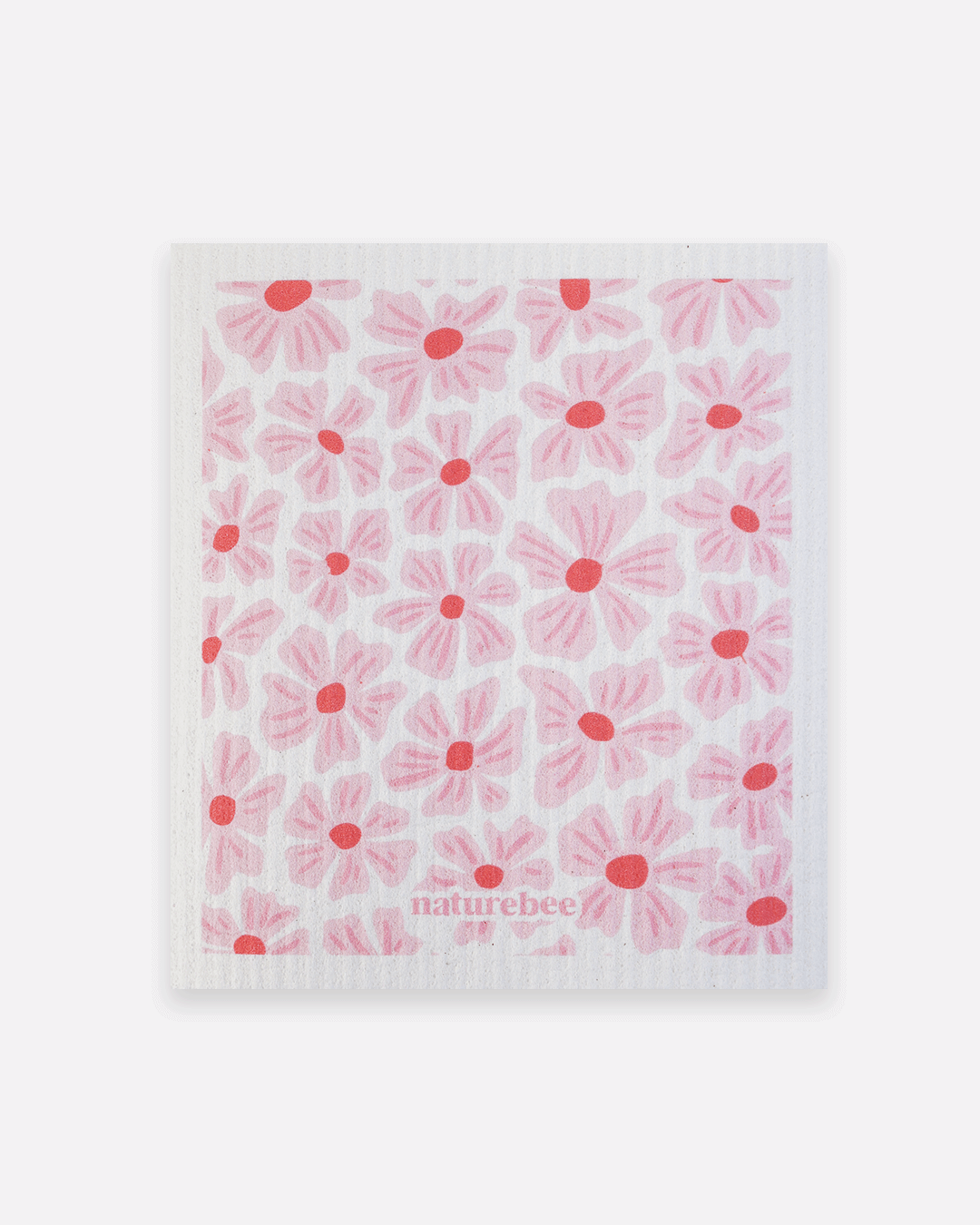 Essuie-tout réutilisable - Fleurs rose