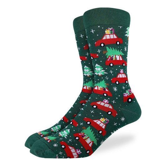 Chaussettes d'arbres de Noël pour homme