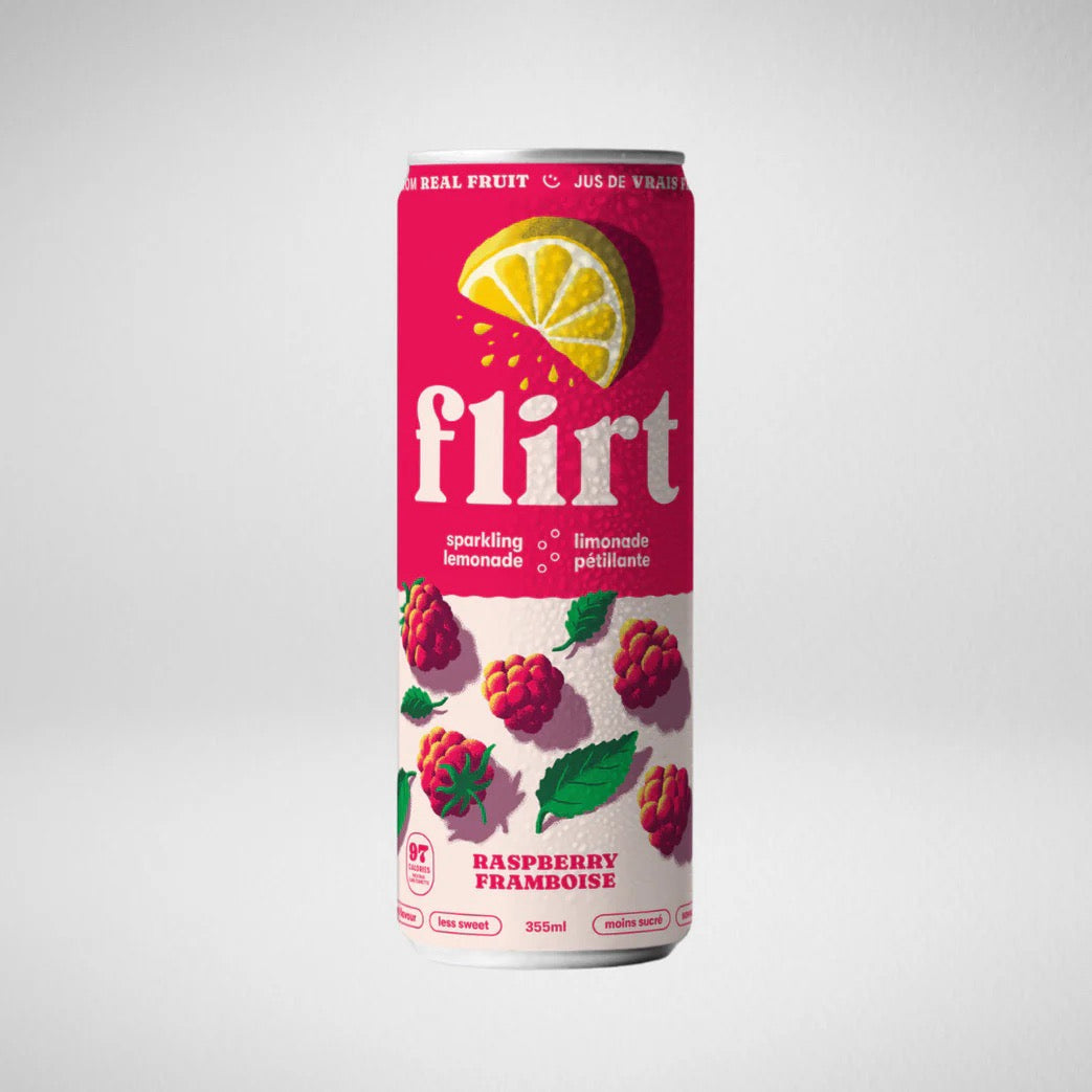 Limonade pétillante à la framboise - Flirt