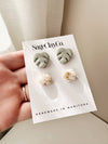 Boucles d'oreilles - Monstera