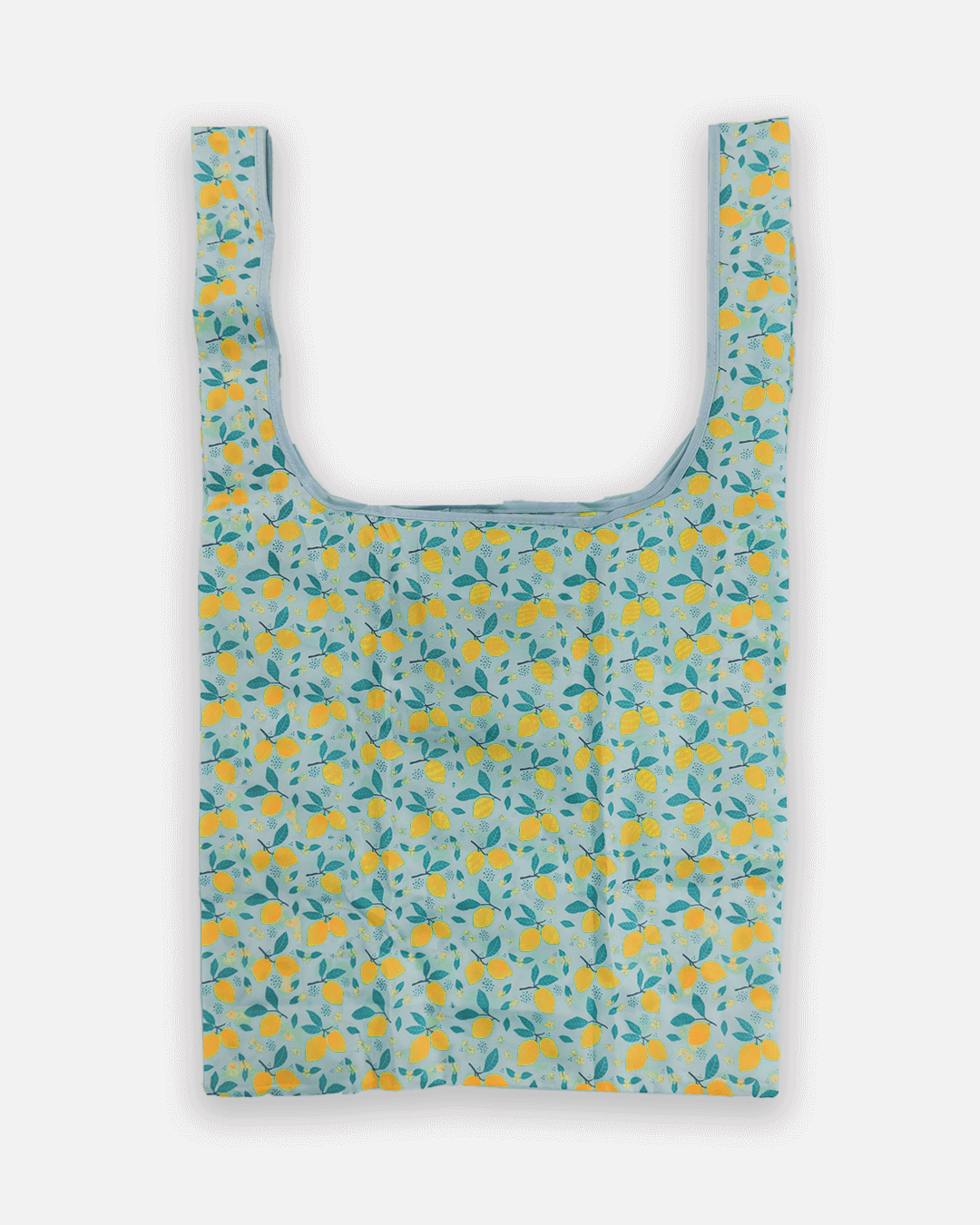 Reusable Recycled Plastic Tote Bag - Lemon