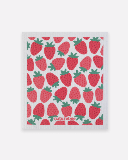 Essuie-tout réutilisable - Fraises